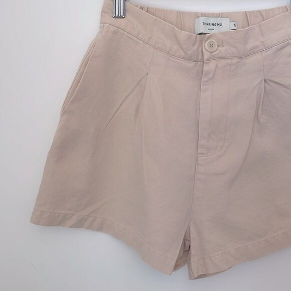 Thinking Mu Narcisco Sustainable Hemp Front Pleat 2.75” Shorts Size 34 - Picture 5 of 9